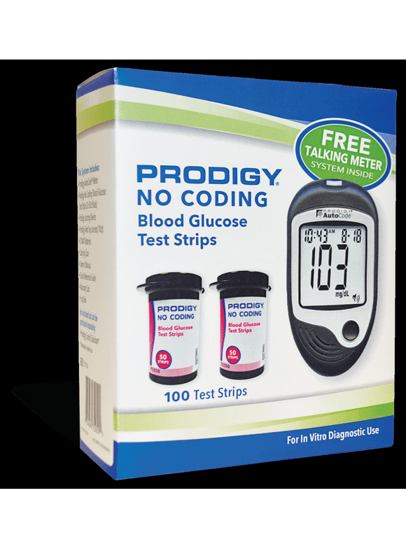 Prodigy Blood Glucose Test Strips