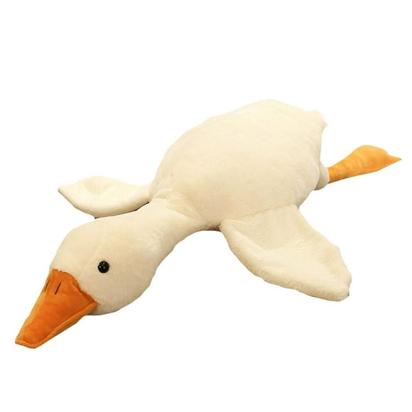 2023New Plush Goose Toys Big Swan Yellow 50 Cm/90 Cm/130 Cm/160 Cm/190 Cm Comfortable Gift Stuffed -