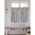 thumbnail image 2 of Boho Geometric Bathroom Window Curtain, Modern Abstract Chic Bohemian Stripes Light Filtering Coffee Kitchen Curtains, Bedroom Living Room Curtains 2 Panel 84"x54", 2 of 6