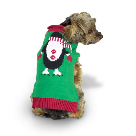 Ugly Christmas Sweater Penguin Dog Sweater, Small - www.cinemas93.org