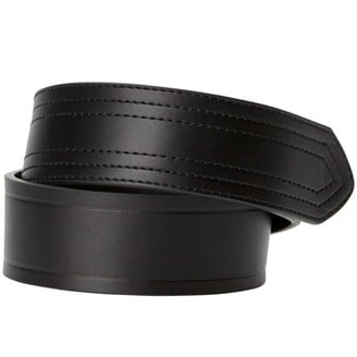 Marino's Men Genuine Leather Dress Belt with Single Prong Buckle - Pack of  2 - Walmart.com