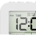 thumbnail image 2 of HUGFEGWE Digital Timer Shower Clock with Alarm, Bathroom Kitchen Wall Clock, White UA824-9343, 2 of 7