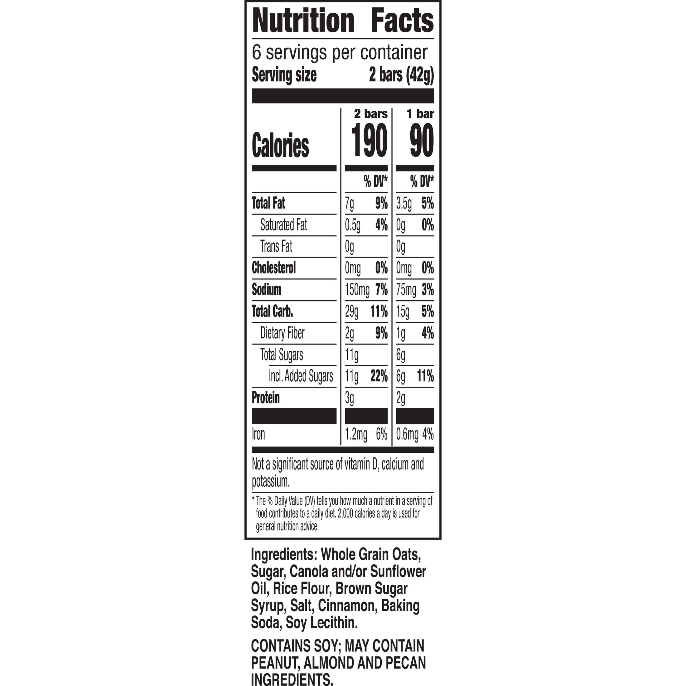 (2 pack) Nature Valley Crunchy Granola Bars, Cinnamon, 12 Bars, 8.94 OZ (6 Pouches)