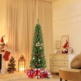 thumbnail image 2 of Árbol de Navidad artificial forma de lápiz 150 cm 295 puntas de ramas Costway, 2 of 5