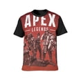 thumbnail image 3 of Apex Legends Shirts Men's Short Sleeve Printed T-Shirt Graphic Comfortable Tee Tops Summer Blouse XL, 3 of 5