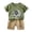 Bronze, variant on Toddler Outfits for Boys 6t Dinosaur Printed Round Neck Short Sleeve T-Shirt & Shorts Set Loose Fit 2 Piece Basketball Performance Tank Shirt Top and Mesh Summer Unisex 2 Pc Sweatsuit Set
