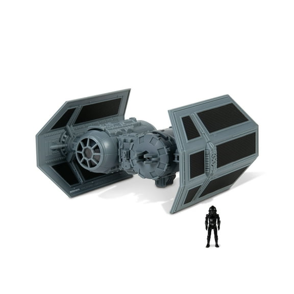 Star Wars Micro Galaxy Squadron Tie Bomber - 5 inch Starfighter Class Vehicle with 1 inch Pilot Micro Figure Accessory