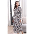 thumbnail image 4 of Richie House Women's Cotton Sleepwear Pajama Bathrobe RHW2737-B-L, 4 of 7