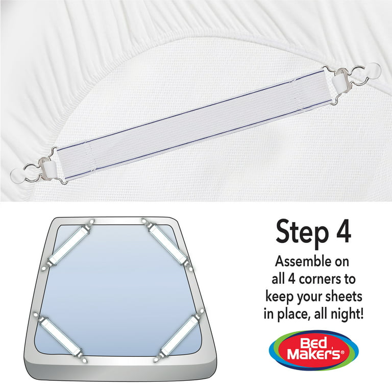 GetUSCart- KALLC Bed Sheet Holder Straps, 4 Pack Adjustable