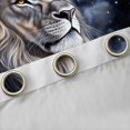thumbnail image 4 of Castle Fairy Woodland Wildlife Lion Black Out Curtains for Teens Adults,Starry Sky Curtains Pack of 2 (42x63 Each),Maple Leaves Bedroom Curtains,Ultra Soft Home Decor, 4 of 6