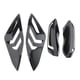 thumbnail image 2 of 4Pcs Motorcycle Front Rear Turn Signals Tail Lights Cover Protector For Yamaha Xmax 125 250 300 400 17-18 (black), 2 of 5