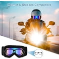 thumbnail image 4 of Gafas de motocross, gafas de motocicleta, paquete de 2 gafas, gafas de equitación, gafas de esquí, gafas a prueba de viento, gafas de casco de carreras para adultos, hombres, mujeres, jóvenes y n, 4 of 5