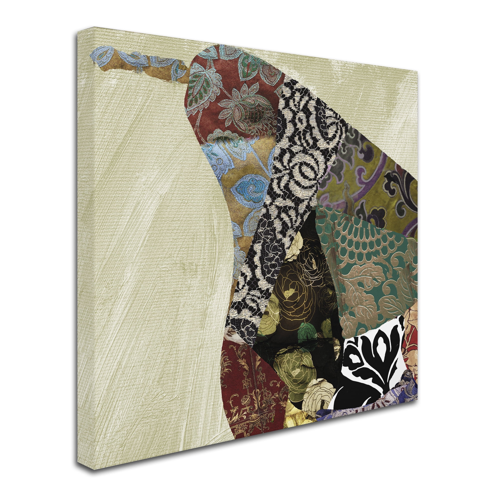 Trademark Fine Art "Pear Brocade I" Canvas Art by Color Bakery