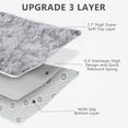 thumbnail image 5 of Shag Area Rugs for Bedroom Living Room,8X10 Ultra Soft Fluffy Area Rugs for Dorm, Indoor Carpet Nursery Rugs for Kids Girls Room Home Decor,Tie-Dye Grey, 5 of 17