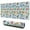 Colorful Dinosaurs Eggs-1, variant on Long Mouse Pads for Desk,Colorful Dinosaurs Floral Motifs Pattern Desk Mats on Top Of Desks, Desk Mouse Pad Extra Large with 3mm Non-Slip Base and Stitched Edge for Gaming,Office,Work,Home 31.5"x11.8"
