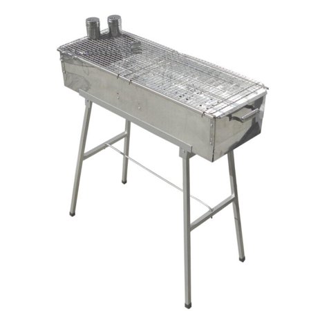 Party Griller Yakitori Grill 32" x 11" Extra Wide Stainless Steel Charcoal BBQ
