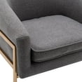 thumbnail image 3 of Andeworld Accent Chair Arm Chair Upholstered Chair Living Room Chair for Living Room, Grey, 3 of 7