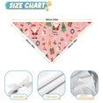 thumbnail image 6 of Dog Bandana 1 Pack,Pink Christmas Santa Pattern Bandanas for Dogs,Cat Bandana,Small/ Large Dog Bandana 2 Size,Dog Bandanas Girl Boy, 6 of 6