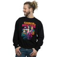 thumbnail image 2 of DC Comics Chandail en Molleton Floral Néon Super Powers pour Hommes, 2 of 5