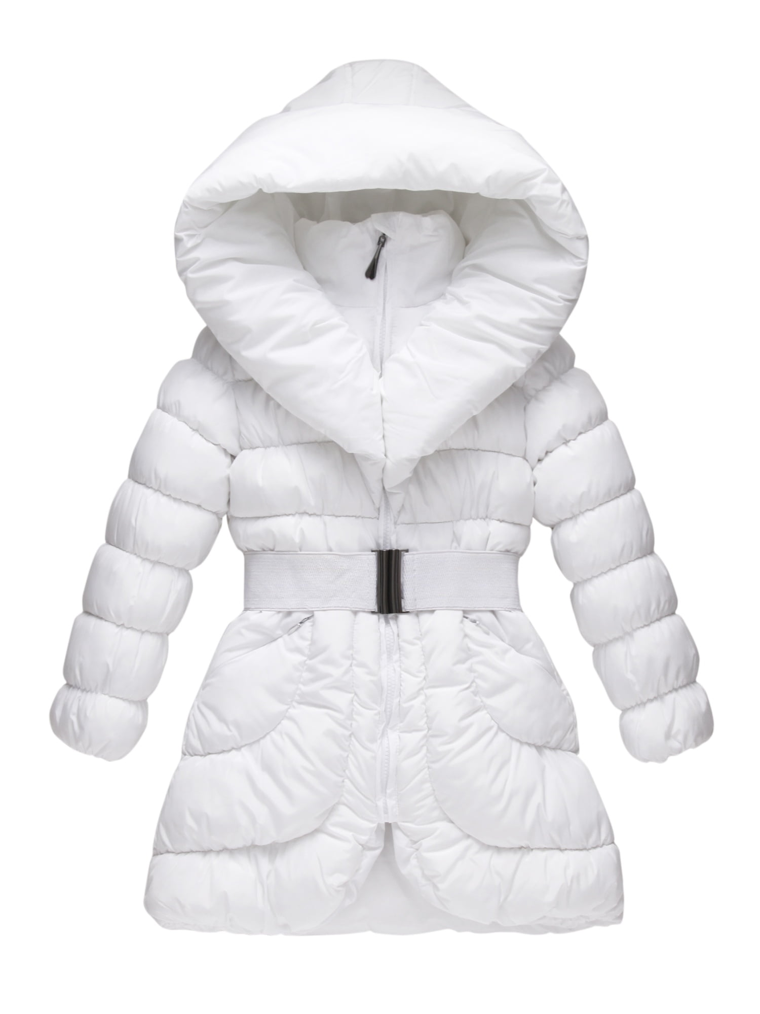 girls coat with belt