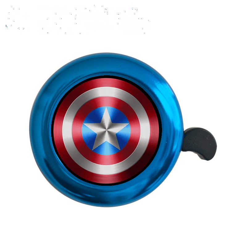 Aluminum Bicycle Bells Bicycle Accessories Bikes Loud and Clear Sound Blue Bell Captain America Two Walmart