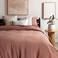 thumbnail image 2 of French Linen and Cotton Duvet Cover & Sham Set - King/Cal King - Clay | BOKSER HOME, 2 of 5