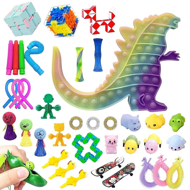 Juguete sensorial HUOGUO Push Bubble Fidget para aliviar el estrés del autismo