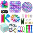 thumbnail image 4 of Honganda 30Pcs Sensory Toys Set, Stress Relief Finger Training Dimple Games Kit, 4 of 9