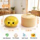 thumbnail image 2 of MINPO Set de 2 juguetes antiestrés squishy de dumpling con glitter de 2,1", 2 of 6