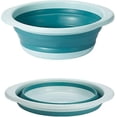 thumbnail image 1 of Retractable Basin, Collapsible Basin, Multifunctional Medium Collapsible Round Dish Bowl, Space-Saving Portable Collapsible Bowl for Washing Vegetable, 1 of 5