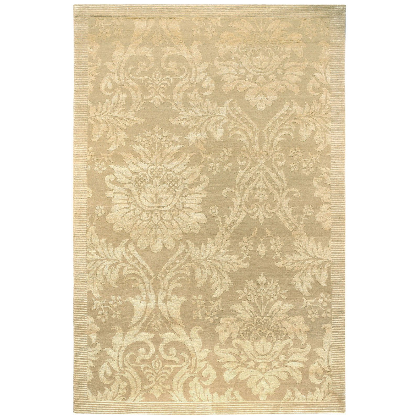 Couristan Impressions Antique Damask Gold/Ivory Area Rug