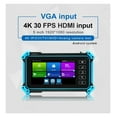 thumbnail image 3 of 4K CCTV IPC Tester 8MP AHD CVI TVI Camera 12MP IP Camera Testing VGA PTZ PoE UTP Network Cable Tracer Battery ,Full Features Tester, 3 of 7