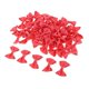 thumbnail image 4 of 50 Uds cinta de satén lazos manualidades decoración de fiesta decoración artificial tarjeta de boda álbum de recortes regalo de  2 橙 Baoblaze Arcos de cinta hechos a mano, 4 of 7