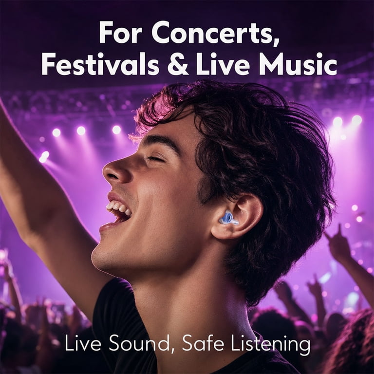 High Fidelity Concert Earplugs With Carrying Case photo 3