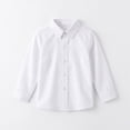 thumbnail image 5 of 17T Teen Boys Shirts Solid Color Button Up Shirts Formal Dress Shirts Classic Oxford Long Sleeve Stylish Classic 2-16T Toddler to Youth Spring Fall Tops, 5 of 5