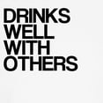 thumbnail image 3 of CafePress - Drinks Well With Others Classic Thong - Women's Novelty Thong Panties Underwear, 3 of 4