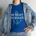 thumbnail image 2 of My Boat My Rules Captain Boating Pontoon T-Shirt, 2 of 3
