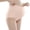 Beige, variant on Women's Plus Size High Waist Maternity Underwear Cotton Breathable Pregnancy Panties with Adjustable Waistband Belly Support for Third Trimester,L