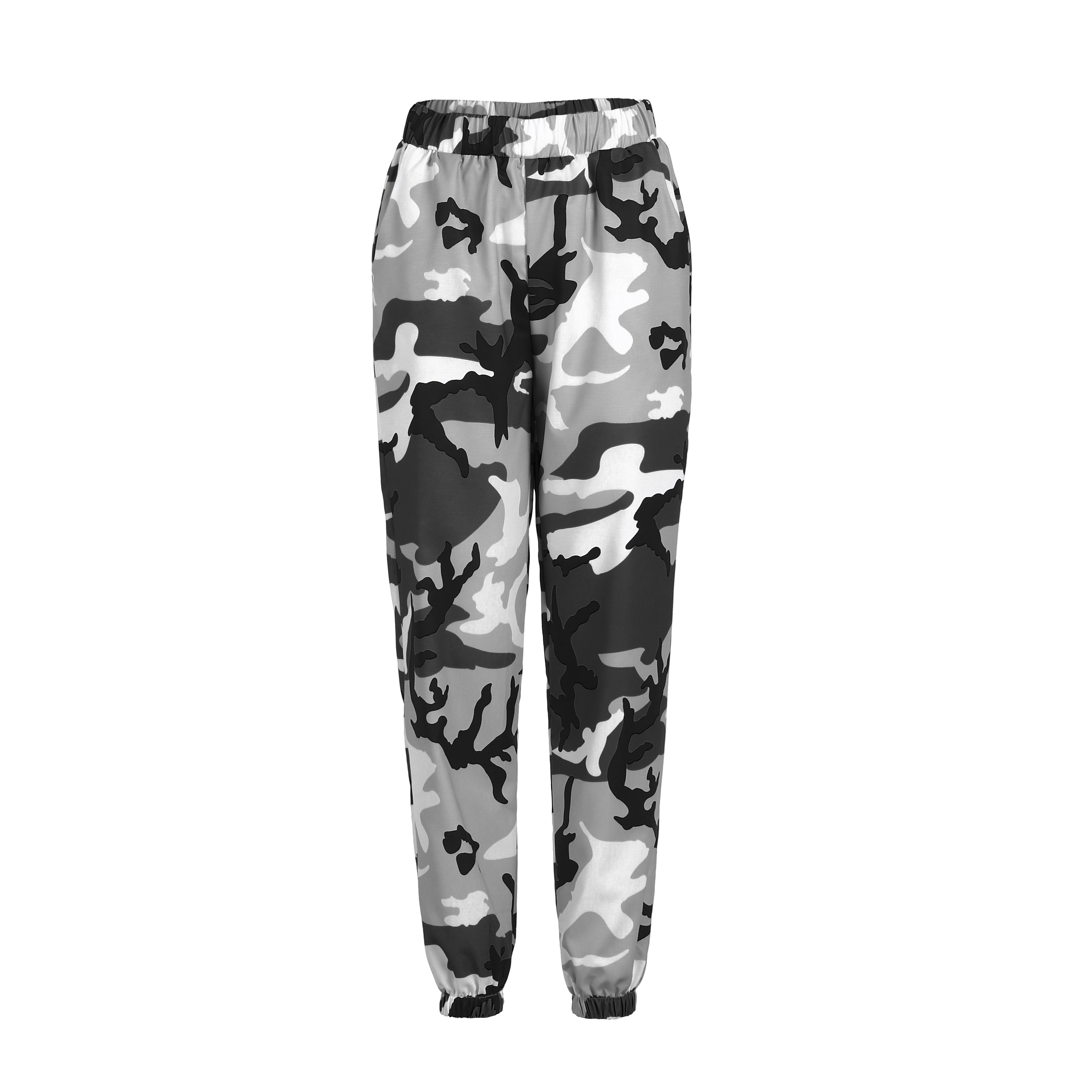 Fanvereka Womens Camo Cargo Trousers Casual Pants Military Army Combat