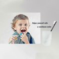 thumbnail image 3 of Frosted Glass Toothbrush Holder, 2-Pack, Wall Mount Replacement Cups, 3 of 5