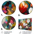 thumbnail image 3 of Designart "Garden Symphony Red Vibrant III" Floral Metal Art Print, 3 of 5