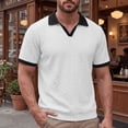 thumbnail image 2 of Timoontee Men's Short Sleeve Basic T Shirt Breathable Fabric Moisture Wicking V V Neck Crew Neck Versatile Style For White XL, 2 of 9