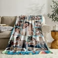 thumbnail image 3 of Custom Blanket Personalised Blankets for Adults Christmas Long Distance Relationship Gifts Mum Kids Family Friends Lovers Dog Pets Personalized Birthday Blankets 6Photo-1, 3 of 6