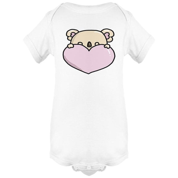 Cute Koala With Big Heart Bodysuit Infant -Image by Shutterstock, 24 Months