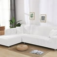 thumbnail image 1 of Housse de Canapé Élastique Extensible Couleur Unie Grise Nécessite Commande 2 Pcs Housse de Canapé Si l-style fundas Canapés avec Housse de chaise longue pour Canapé, 1 of 1