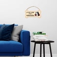 thumbnail image 5 of Dog Bone Sign, Wood, It's Not A Home Without A Bernedoodle (Bernese Mountain Dog, Poodle), 10" x 5" Wood Dog Breed Sign, 5 of 8