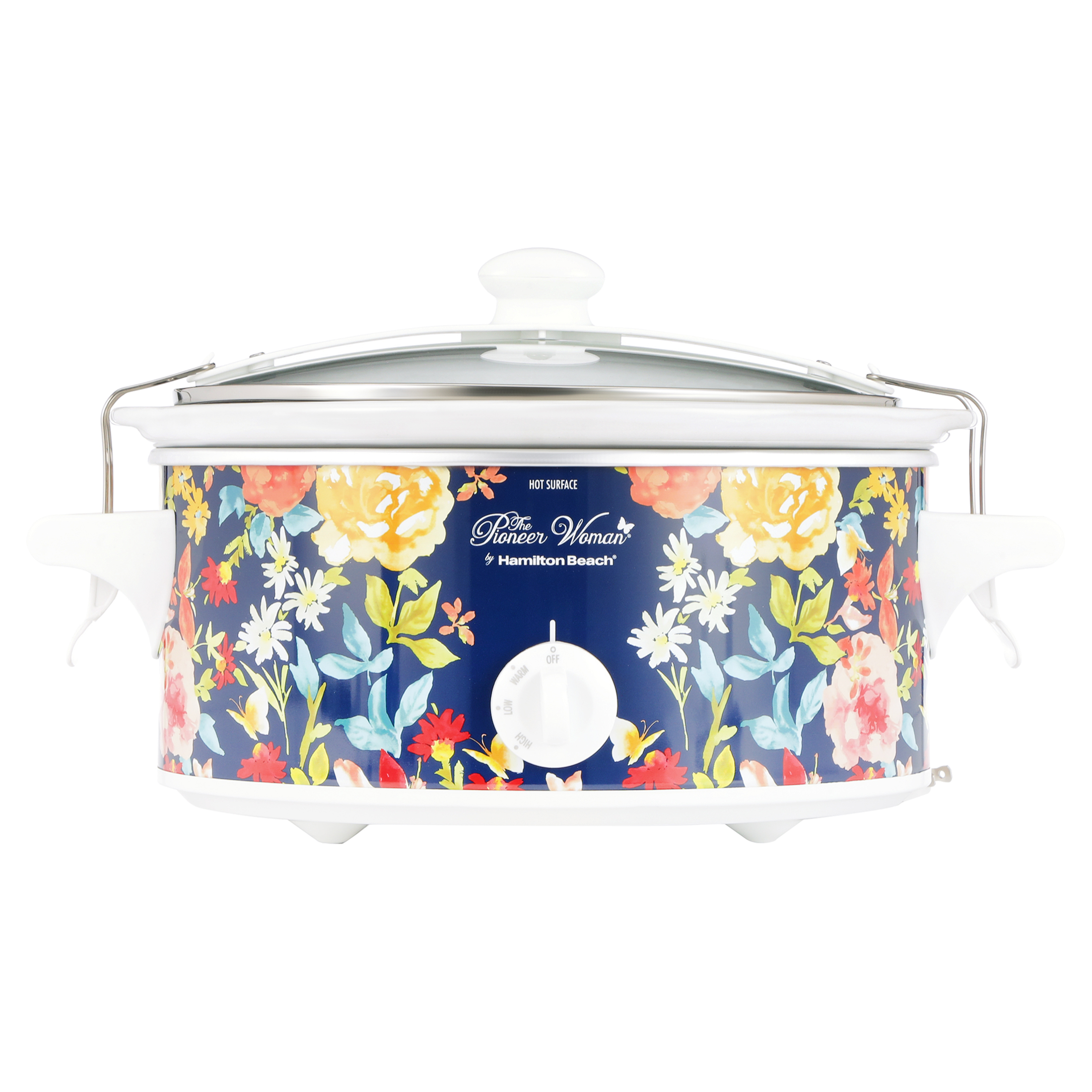 Pioneer Woman 6 Quart Portable Slow Cooker Fiona Floral | Model# 33066 By Hamilton Beach - image 5 of 12