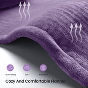 RENPHO 24x37 Shoulder Heating Pad for Back Pain Relief, Electric Large Heating Pad for Neck & Wrap with 6 Heat Settings & Auto Shut-Off, Birthday Gifts for Women Men, Purple