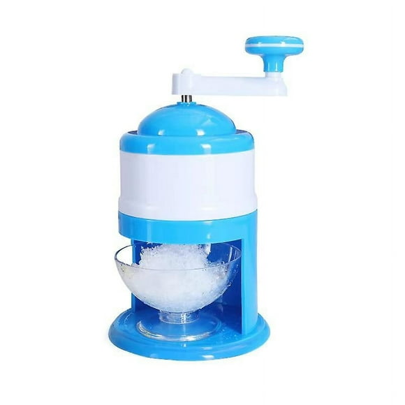 Portable Hand Shaved Ice Maker Ice Crusher Home Snow Cone Smoothie Maker