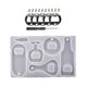 thumbnail image 1 of Kit de moldes de resina de cristal con accesorios para manualidades y fundición de resina epoxi. Establecer A, 1 of 9